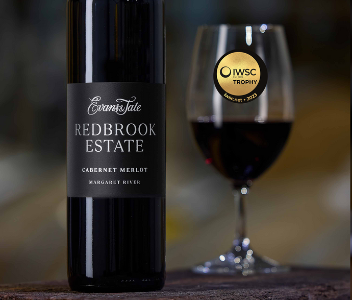 Redbrook Estate Cabernet Merlot Listed in the Top 24 Wines of the World at the IWSC 2023