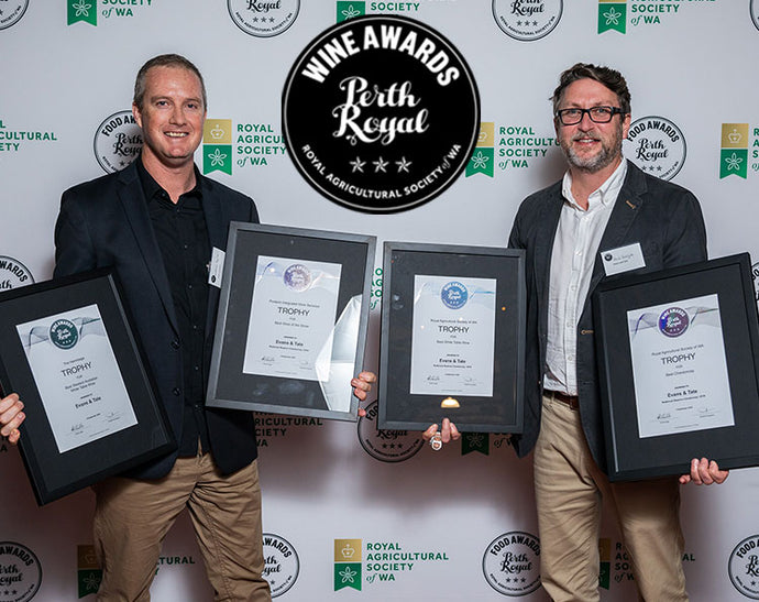 Perth Royal Wine Awards 2020 – E&T Awarded ‘Wine of Show’